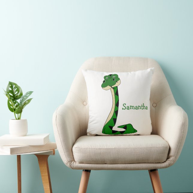 Almofada Desenho de Cobra Personalizado (Cadeira)