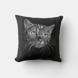 Almofada Desenho De Gato Por Mark Edward Westerfield