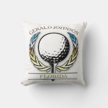 Desenho de Golfe com Grinalda