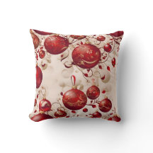 Desenho de Padrão de Bolas Vermelhas de Natal