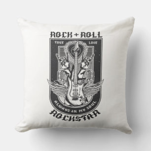 Almofada desenho de Rock de Guitarra