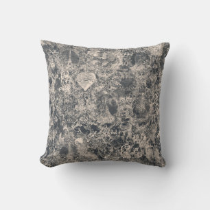 Almofada Desenho de Toile de Paris Preto Elegante