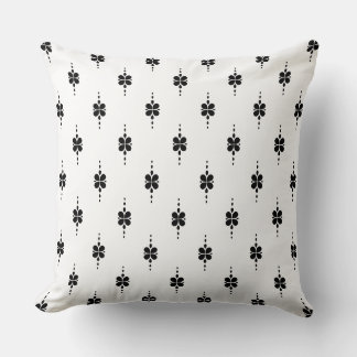 Almofada Desenho Decorativo Preto e Branco