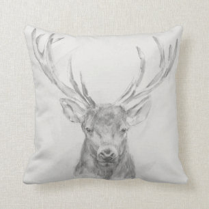Almofada Desenho do Elk Contemporâneo