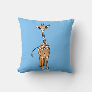 Almofada Desenho girafa bonito, animais safari