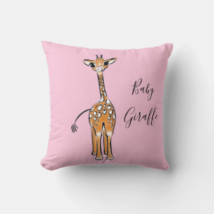 Almofada Desenho girafa bonito, animais safari