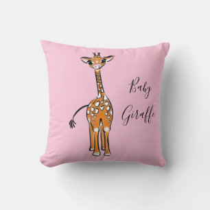 Almofada Desenho girafa bonito, animais safari