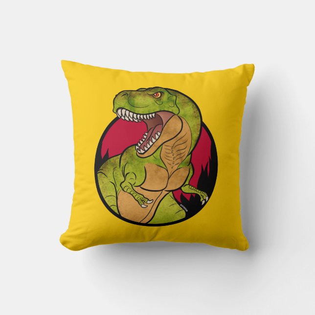 Almofada Desenhos animados de T-Rex (Frente)
