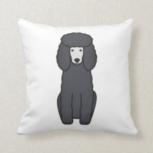 Almofada Desenhos animados do cão de caniche