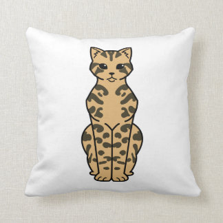 Almofada Desenhos animados do gato de Bengal