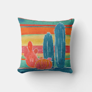 Almofada Deserto de Selva Boêmia Deserto de BOHO Cactus St