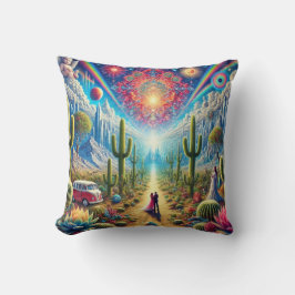 Almofada Deserto Dreamscape: Oásis de Maravilhas Infinitas