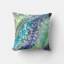 Design abstrato de gelo azul limão