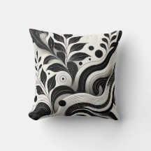 Design Abstrato preto e branco