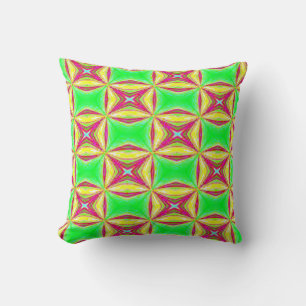 Almofada Design africano do verde do impressão