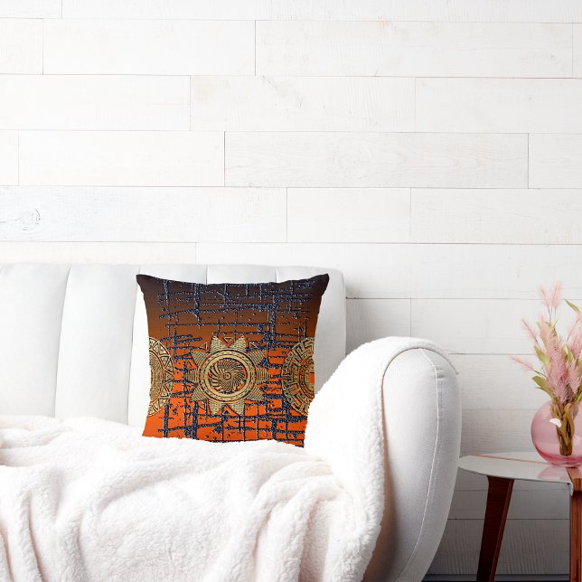 Almofada Design afrocêntrico do Motif (Criador carregado)