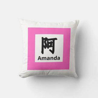 Almofada Design Amanda Kanji (Caractere Chinês)