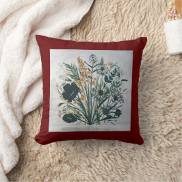 Almofada Design botânico único para jardineiros