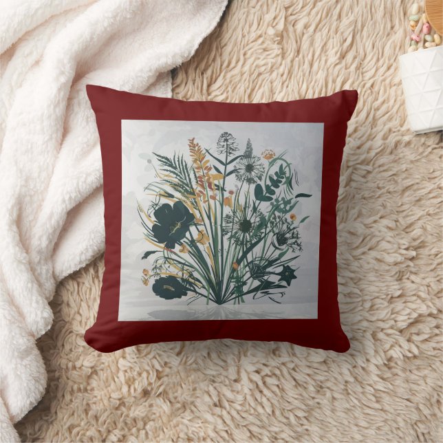 Almofada Design botânico único para jardineiros (Cobertor)