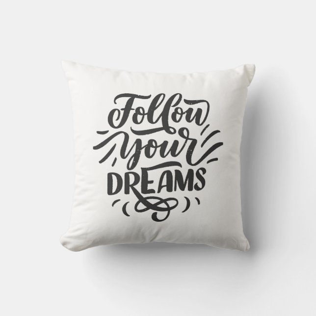 Almofada Design com Mão Motivacional (Frente)