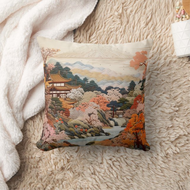 Almofada Design da arte tradicional japonesa de arte legant (Cobertor)