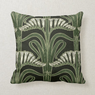 Almofada Design da flor de Nouveau da arte