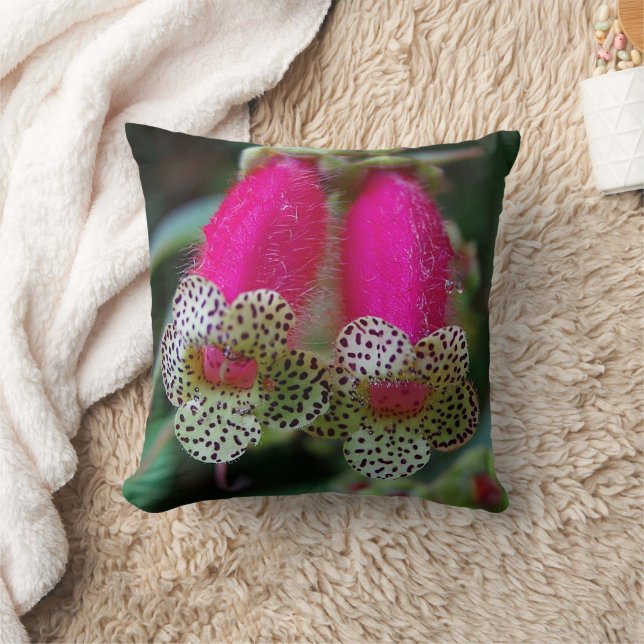 Almofada Design da flor do leopardo (Cobertor)