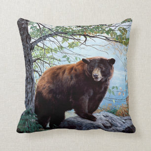 Almofada Design da natureza da floresta do urso