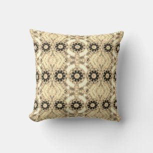 Almofada Design da Sepia Filtrada a Rosa Tribal