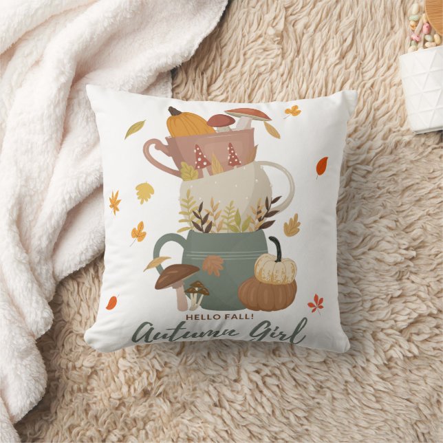 Almofada Design de abóbora de outono (Cobertor)