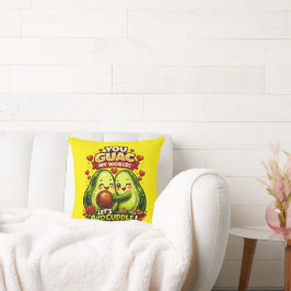 Almofada Design de amor de abacate fofo para o Dia dos Namo