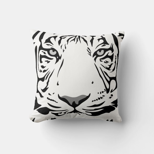 Almofada Design de animais de padrão Tigre (Frente)