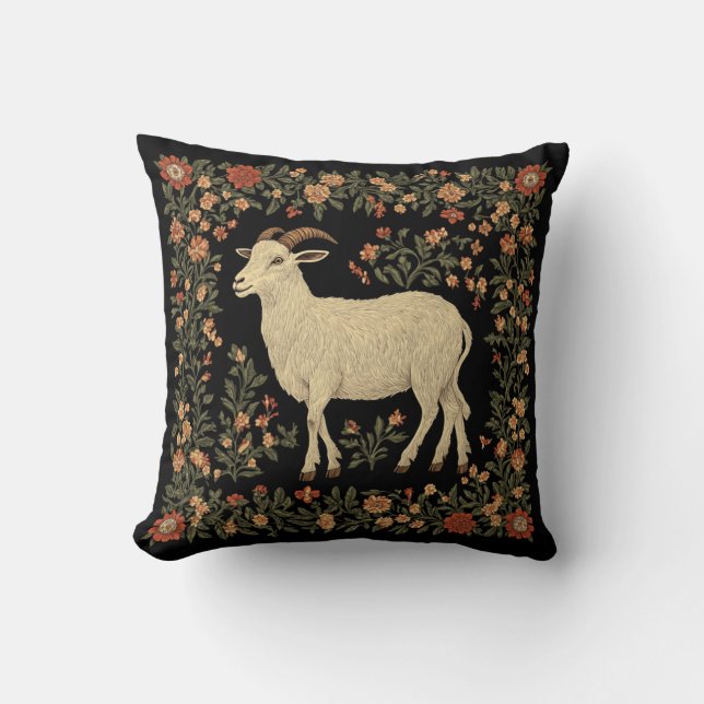 Almofada Design de Arte Folar e Caprino Encantado (Frente)