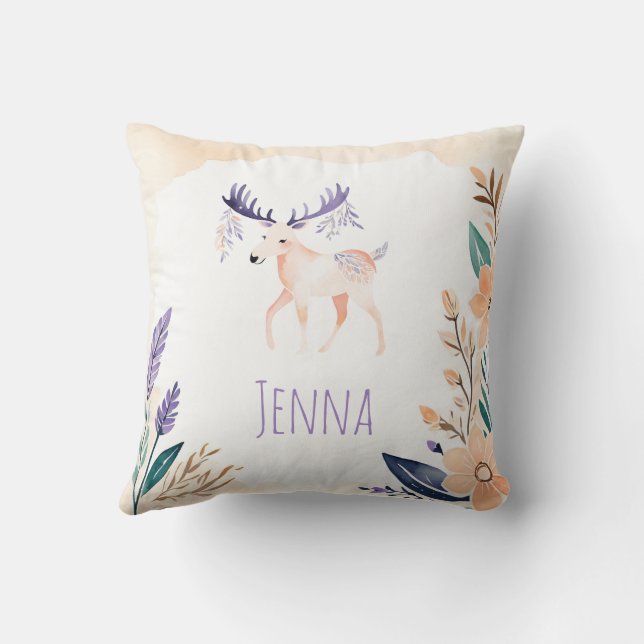 Almofada Design de Boho de Travesseiro de de de Enfermeiro  (Verso)