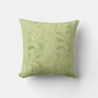 Almofada Design de Borda de Folhas Verde