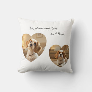 Almofada Design de Cachorro em Forma de Coração – “Felicida