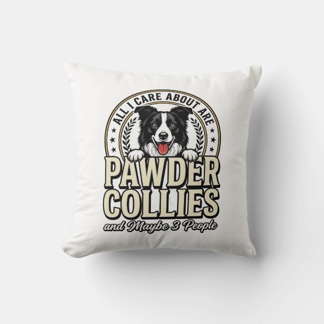 Almofada Design de Camisa Engraçado para Amante de Cachorro (Frente)