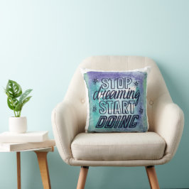 Almofada Design de Cotação Motivacional para Achievers