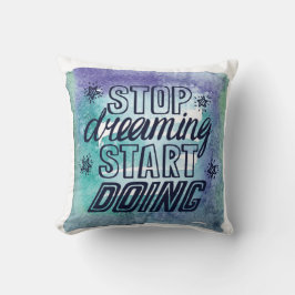 Almofada Design de Cotação Motivacional para Achievers