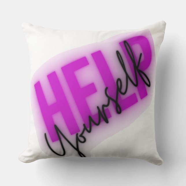 Almofada Design de Cotação Positiva Motivacional (Frente)