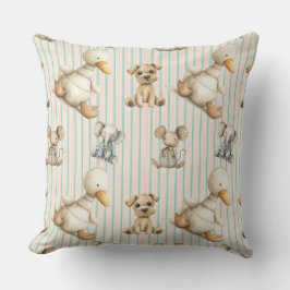 Almofada Design de Crianças Adoráveis com Animais Fofos