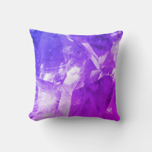 Almofada design de Cristais Ametist Roxo