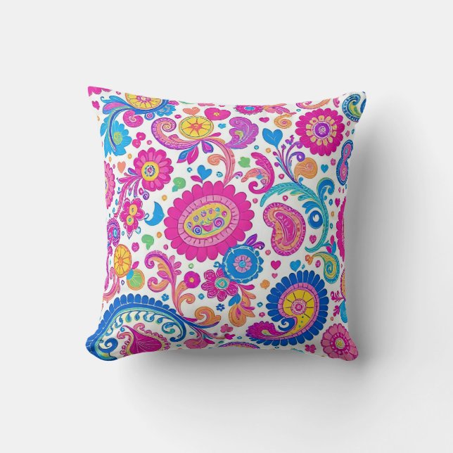 Almofada Design de Cushion Colorida (Frente)