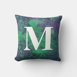 Almofada Design de Denim Lavado #2 com Monograma