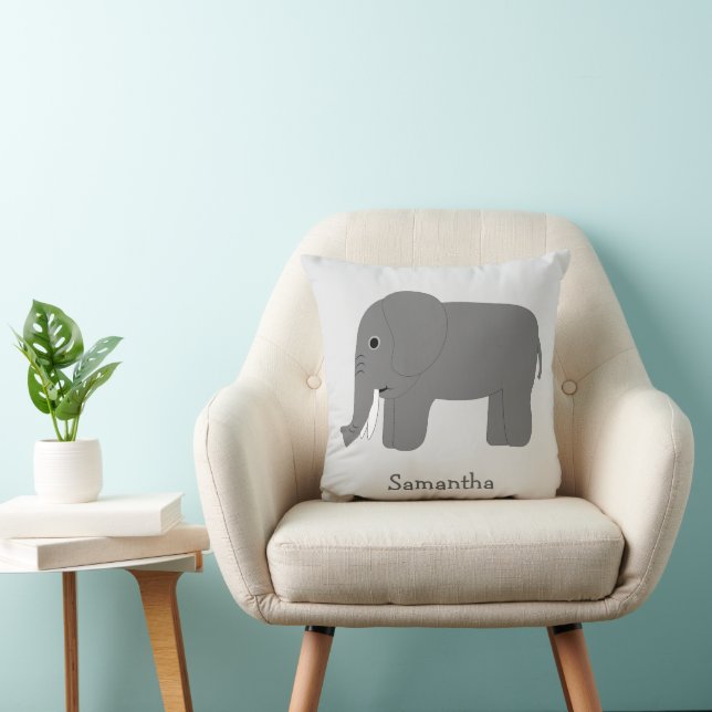 Almofada Design de Elefante Personalizado (Cadeira)