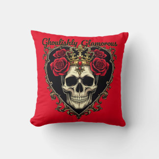 Almofada Design de Elegância Halloween Ghouly Glamorous