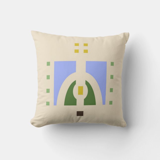 Almofada Design de Estêncil médio (Frente)