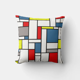 Almofada design de estilo Mondrian