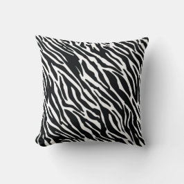 Almofada Design de estribo de zebra animal