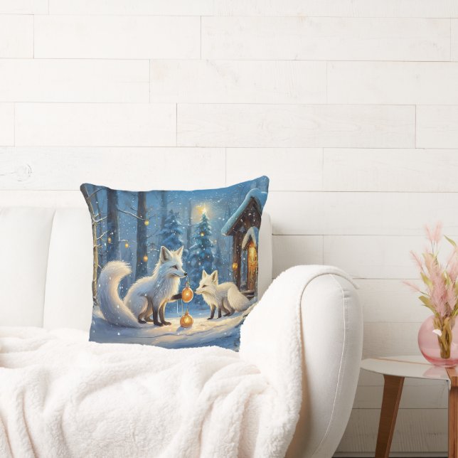 Almofada Design de Férias da Neve, por Rich AMeN Gill (Sofá)